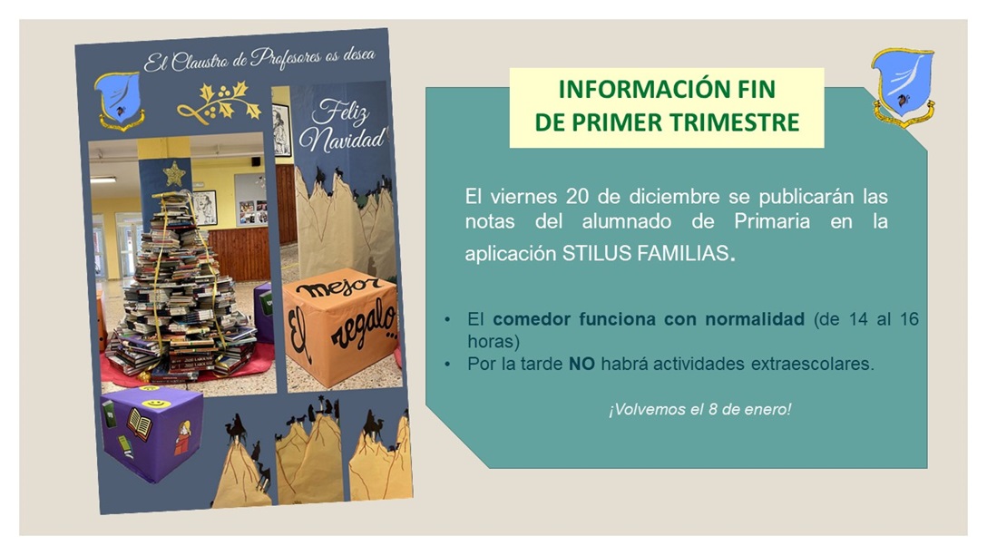 información fin primer trimestre