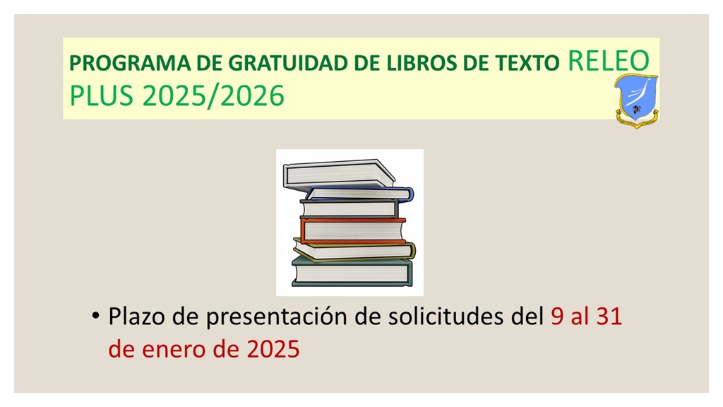 PLAZO SOLICITUD BECAS RELEO 25-26