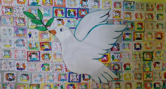 Mural dia de la Paz