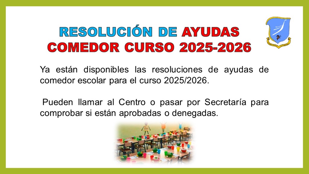 RESOLUCIÓN DEF COMEDOR 25-26