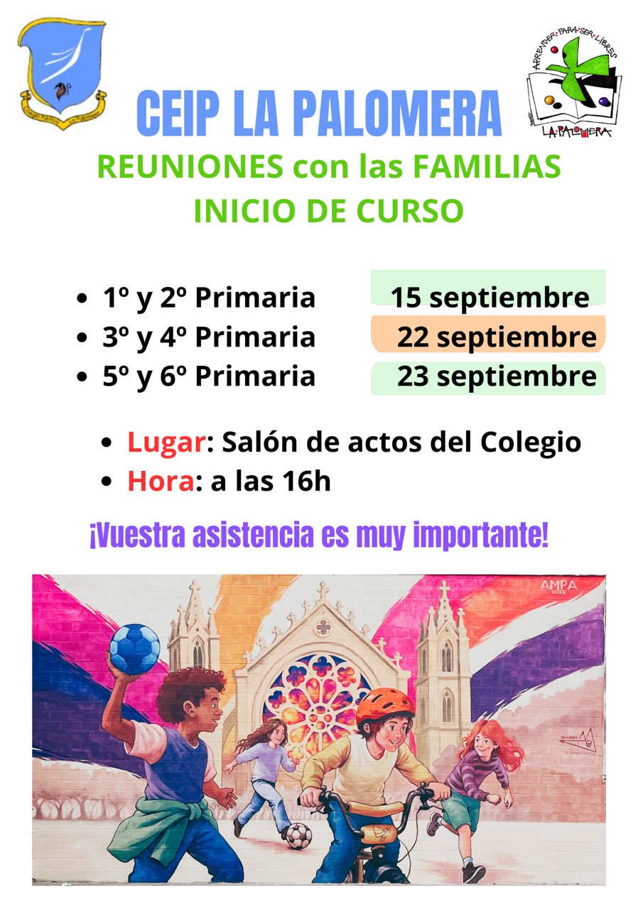 REUNIONES INICIO CURSO 26_27